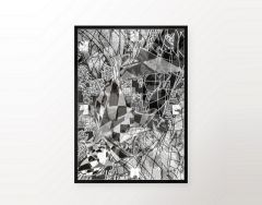 Plakat aBSTRAKCJA pRZENIKALNA